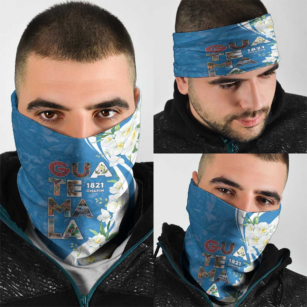 Guatemala 1821 Chapin Neck Gaiter Happy Independence Day LT05