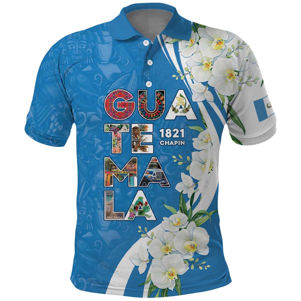 Guatemala 1821 Chapin Polo Shirt Happy Independence Day LT05