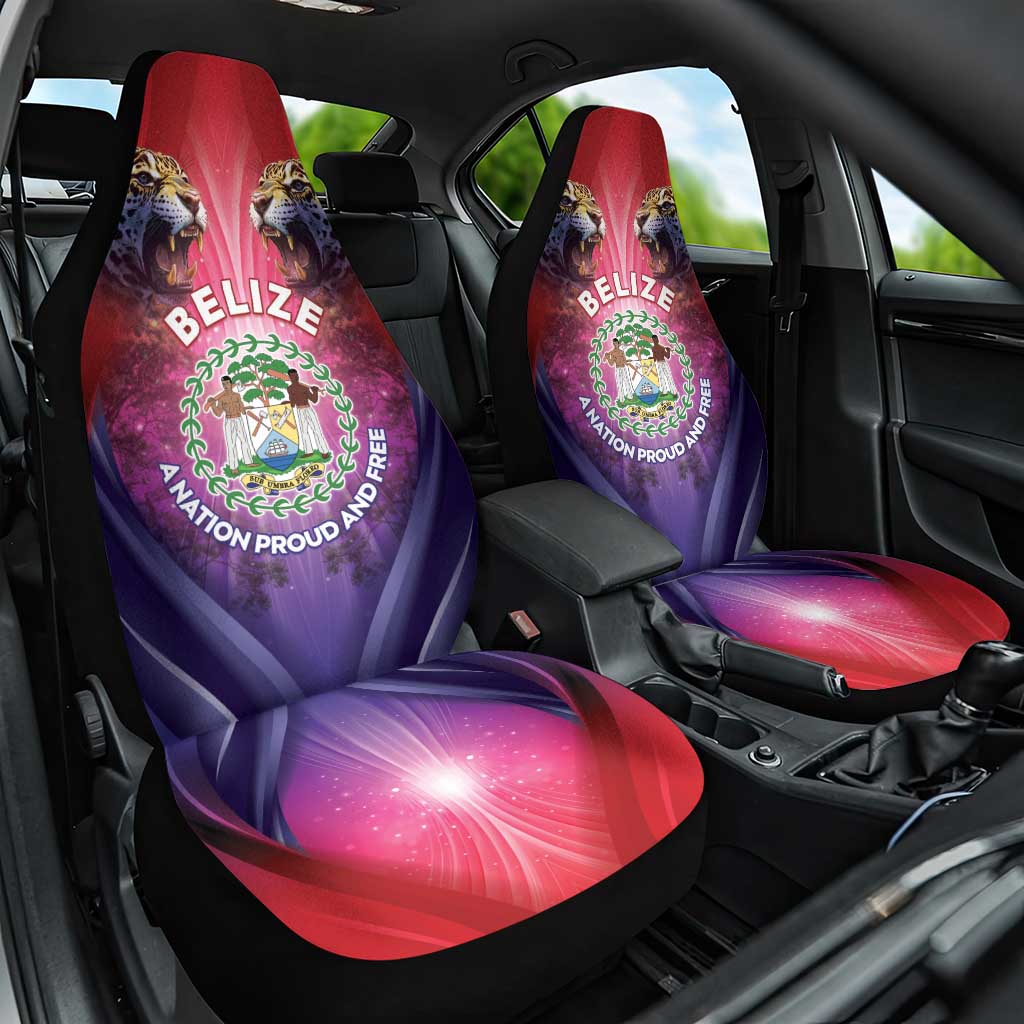 Belize 44th Independence Anniversary Car Seat Cover Stronger Together Rising Forever LT05