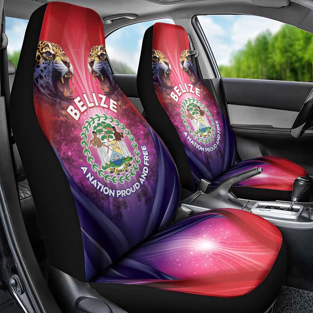 Belize 44th Independence Anniversary Car Seat Cover Stronger Together Rising Forever LT05