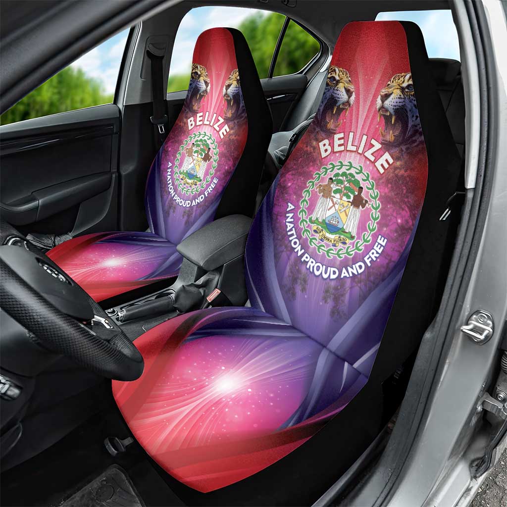 Belize 44th Independence Anniversary Car Seat Cover Stronger Together Rising Forever LT05