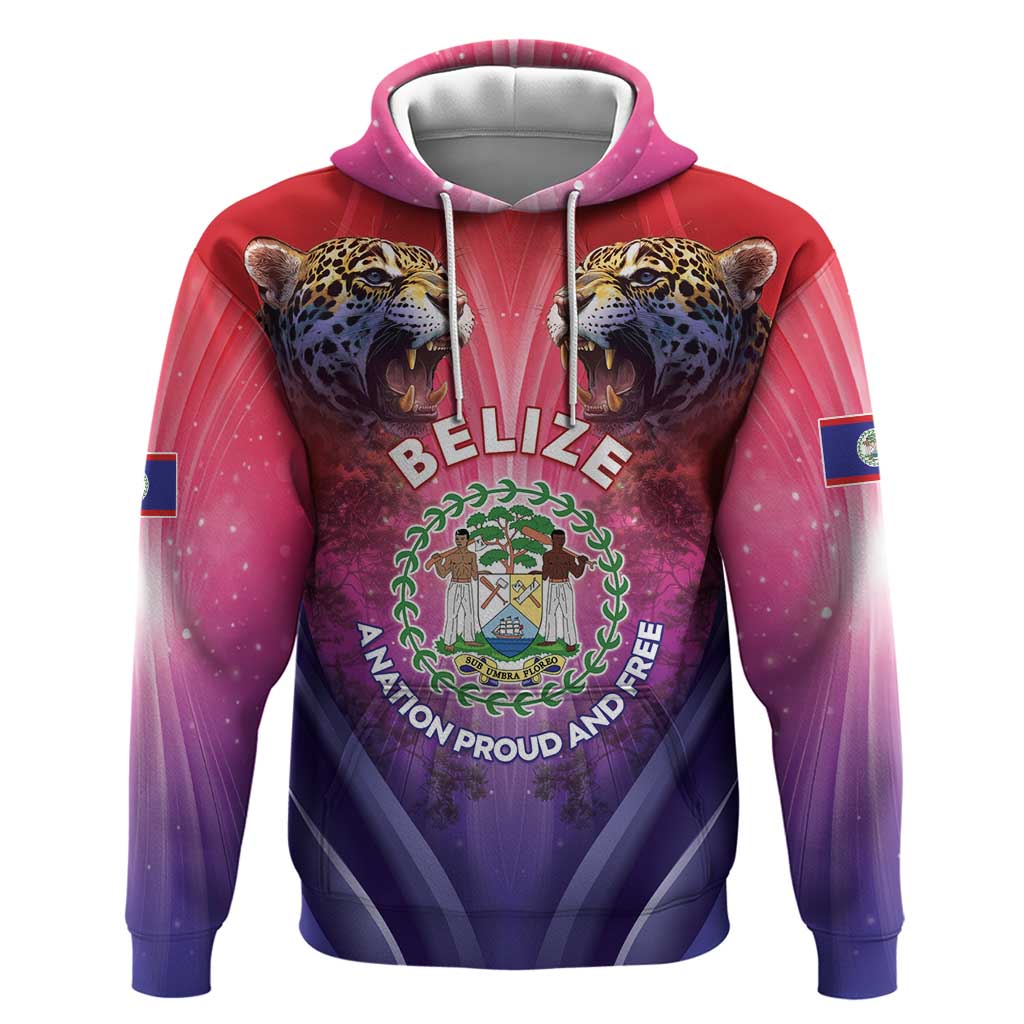 Belize 44th Independence Anniversary Hoodie Stronger Together Rising Forever LT05