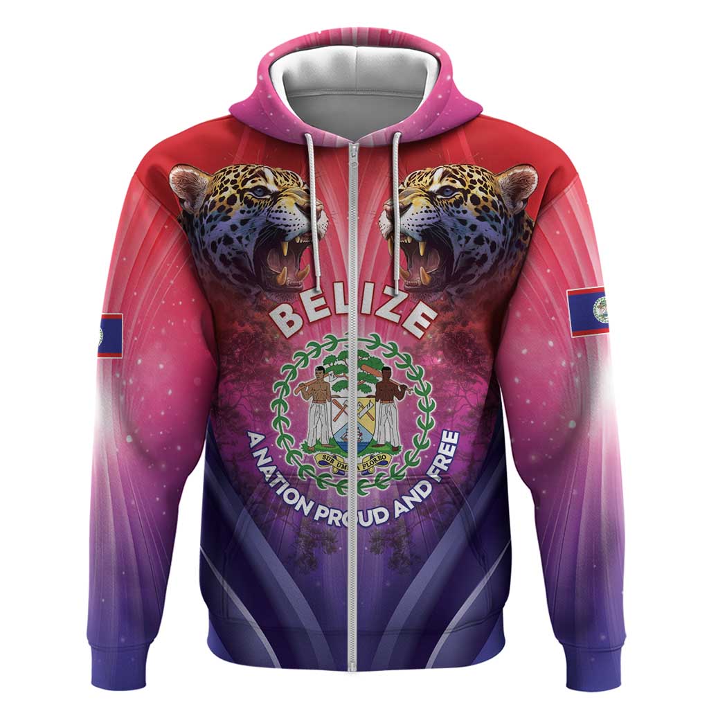 Belize 44th Independence Anniversary Hoodie Stronger Together Rising Forever LT05