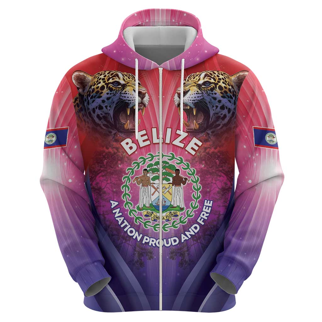 Belize 44th Independence Anniversary Hoodie Stronger Together Rising Forever LT05