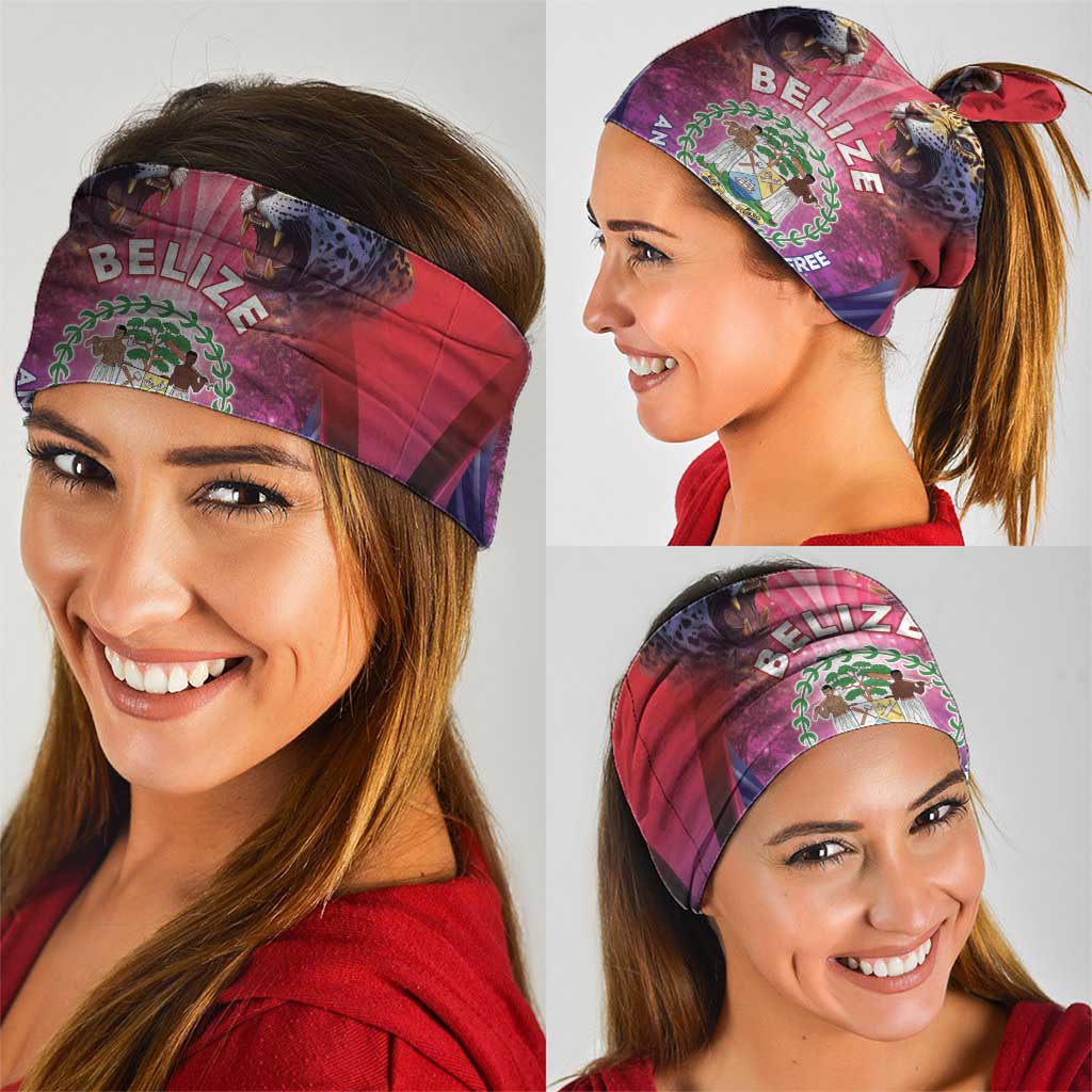 Belize 44th Independence Anniversary Neck Gaiter Stronger Together Rising Forever LT05