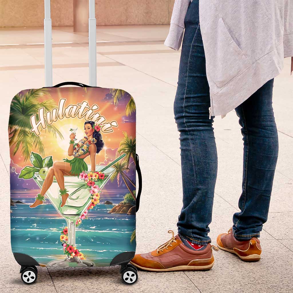 Aloha Hawaii Luggage Cover Hula Martini Tropical Vibes LT05