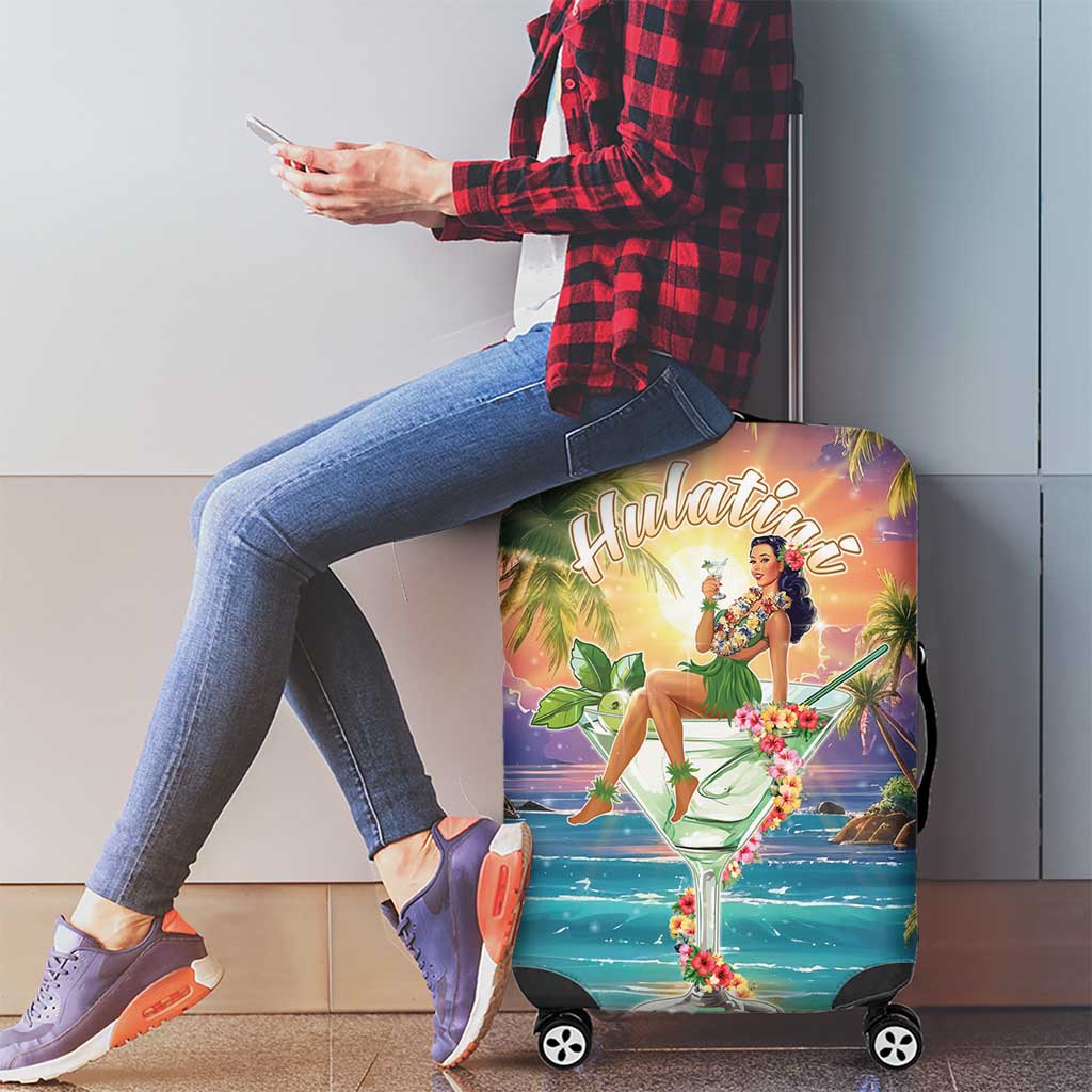 Aloha Hawaii Luggage Cover Hula Martini Tropical Vibes LT05