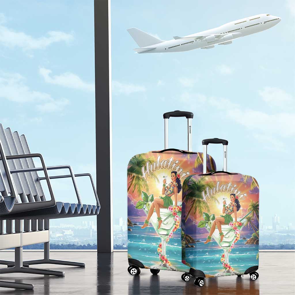 Aloha Hawaii Luggage Cover Hula Martini Tropical Vibes LT05
