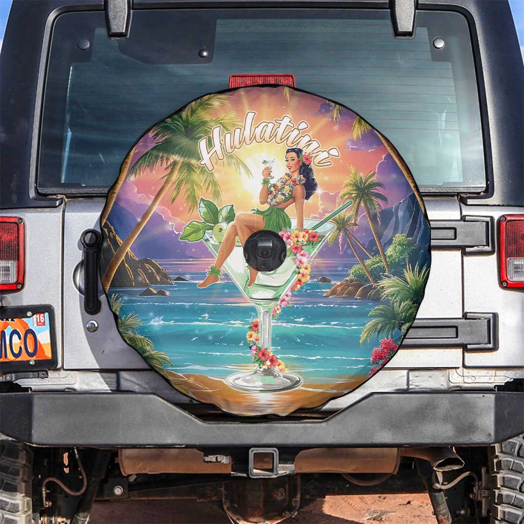 Aloha Hawaii Spare Tire Cover Hula Martini Tropical Vibes LT05