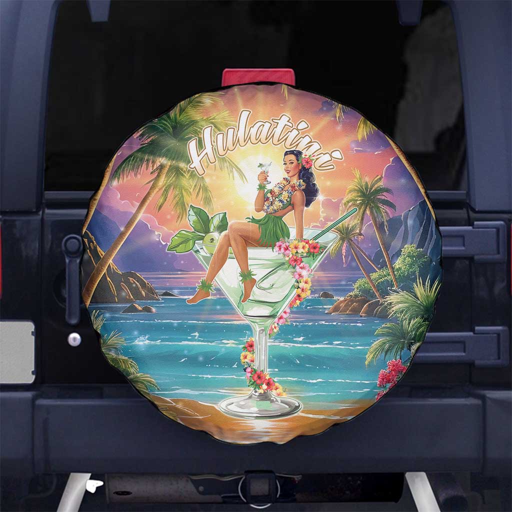 Aloha Hawaii Spare Tire Cover Hula Martini Tropical Vibes LT05
