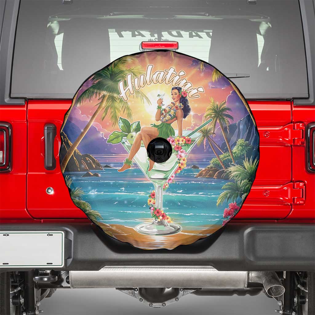 Aloha Hawaii Spare Tire Cover Hula Martini Tropical Vibes LT05