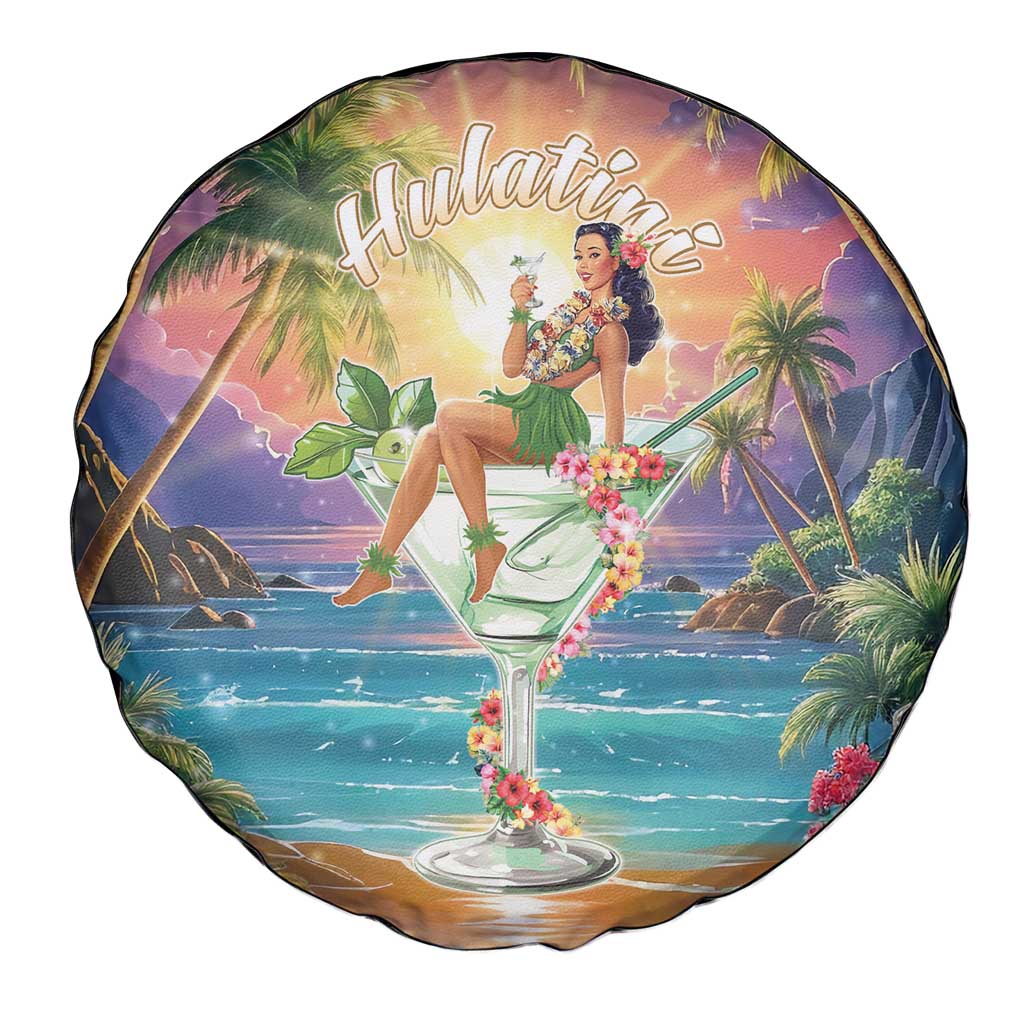 Aloha Hawaii Spare Tire Cover Hula Martini Tropical Vibes LT05