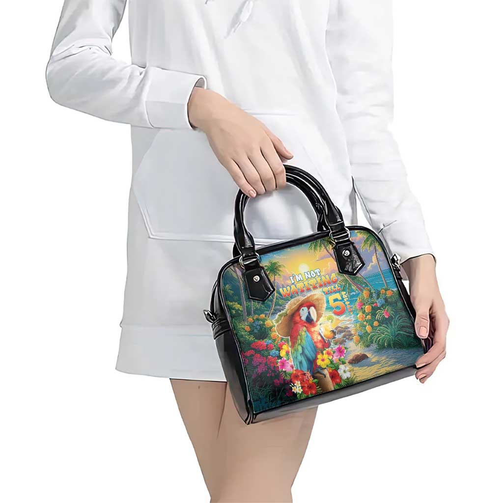 Hawaii Parrot Shoulder Handbag Im Not Waiting Till 5 Oclock LT05