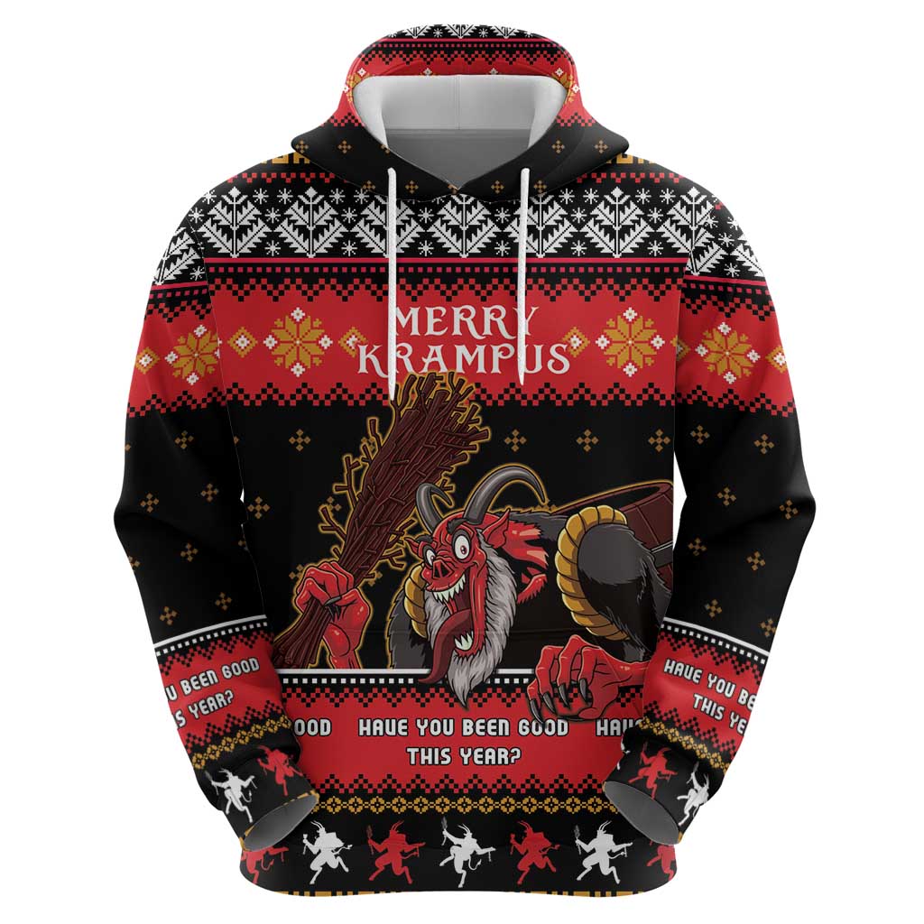 Merry Christmas Krampus Hoodie Have You Been Good This Year LT05