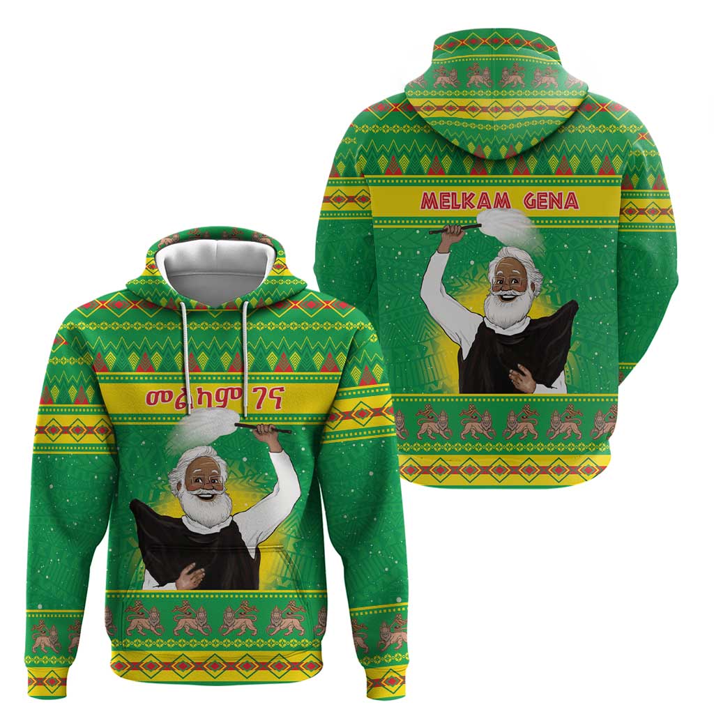Ethiopia Christmas Hoodie Melkam Gena Yegena Abat LT05