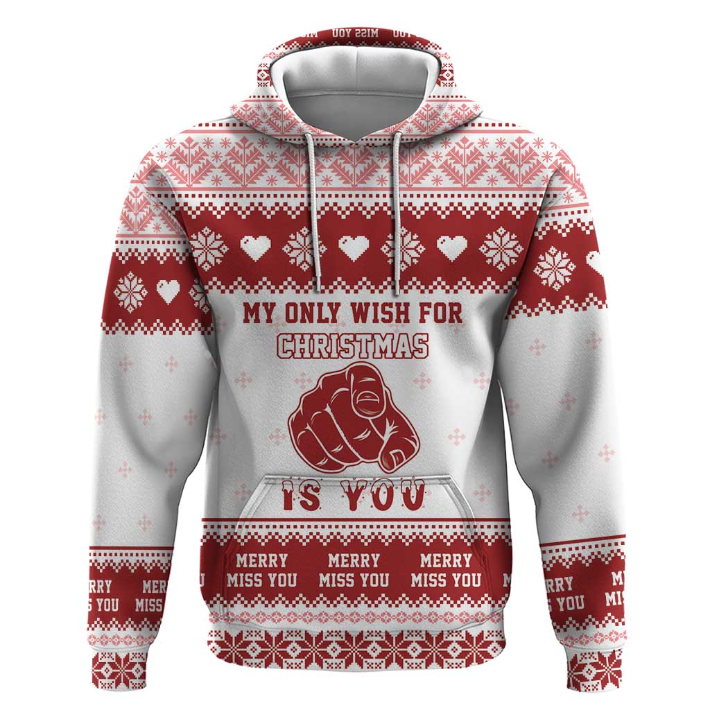 Romantic Christmas Hoodie My Only Wish For Xmas Is You LT05
