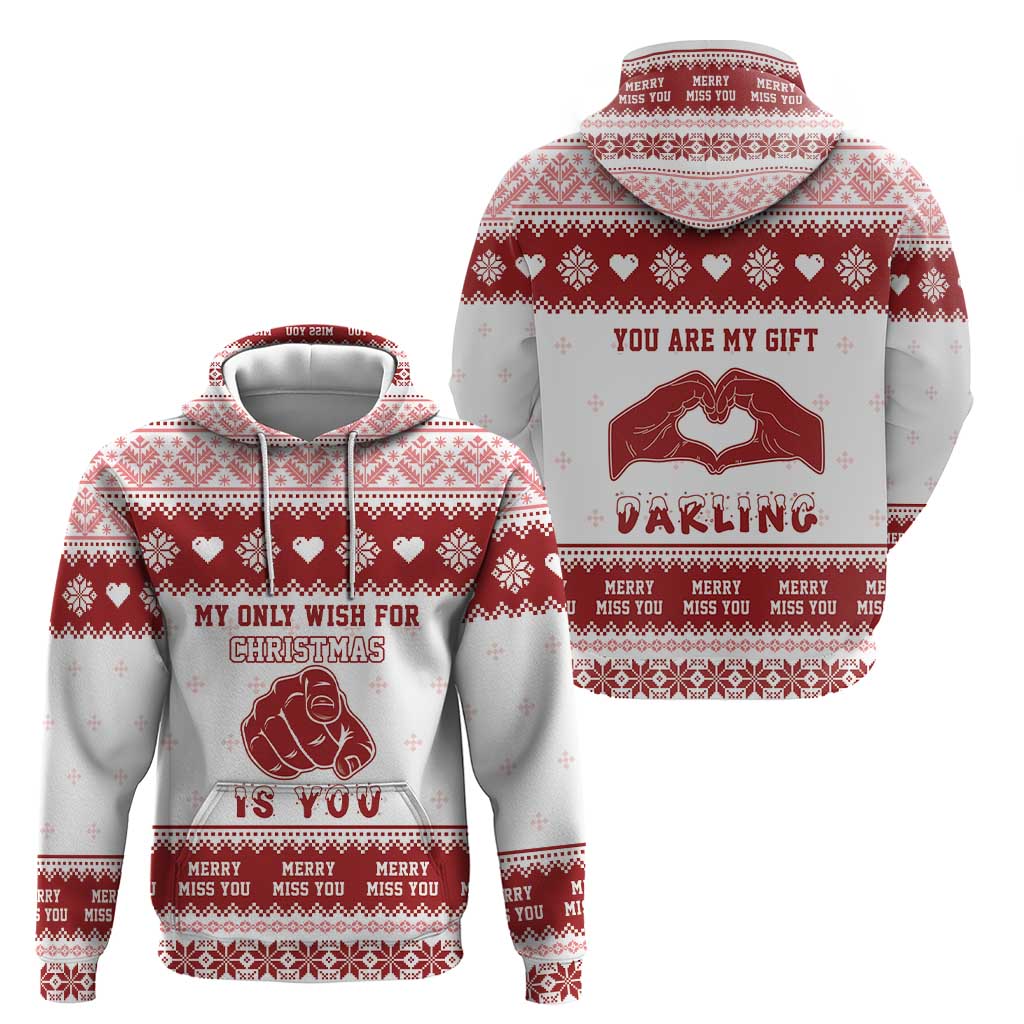 Romantic Christmas Hoodie My Only Wish For Xmas Is You LT05