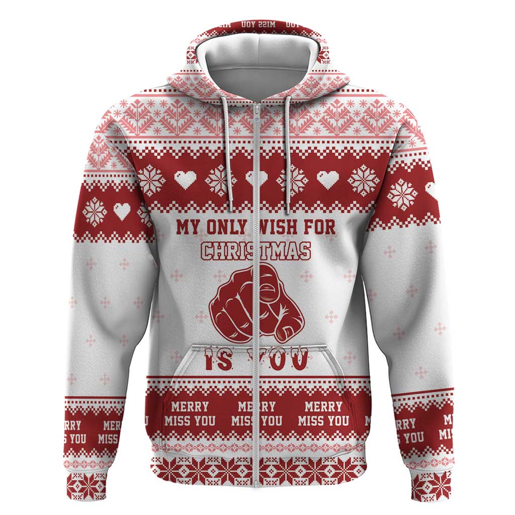 Romantic Christmas Hoodie My Only Wish For Xmas Is You LT05