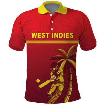Custom West Indies Cricket Polo Shirt Vintage Style LT05
