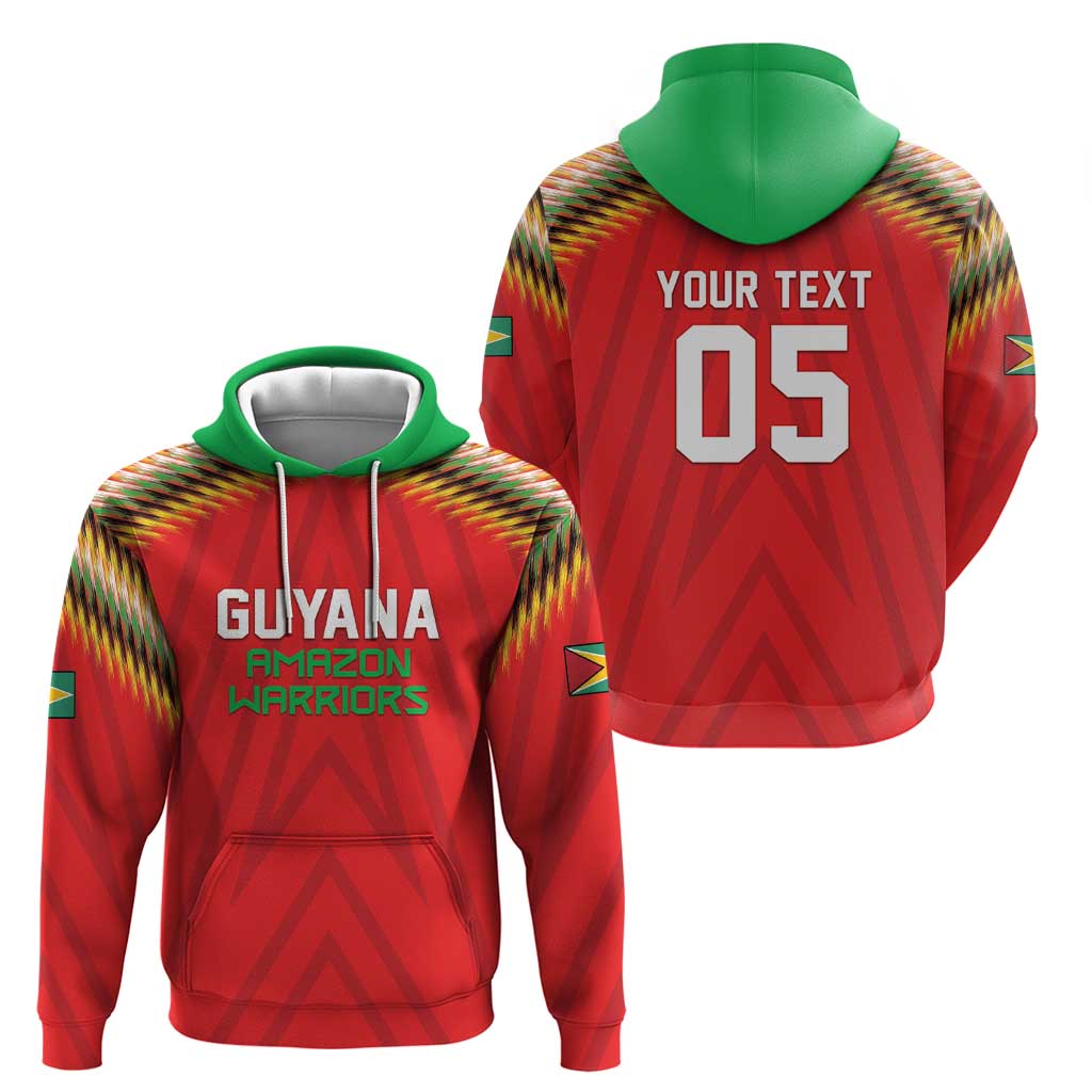 Custom Guyana Cricket Hoodie Go Amazon Warriors LT05
