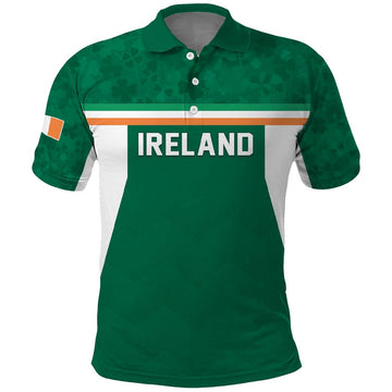 Custom Ireland Rugby Polo Shirt Old Retro Style LT05