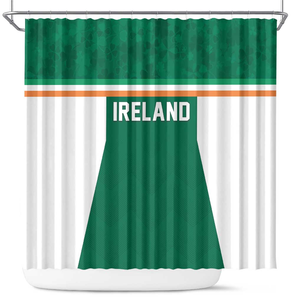 Ireland Rugby Shower Curtain Old Retro Style LT05