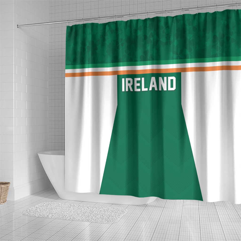 Ireland Rugby Shower Curtain Old Retro Style LT05
