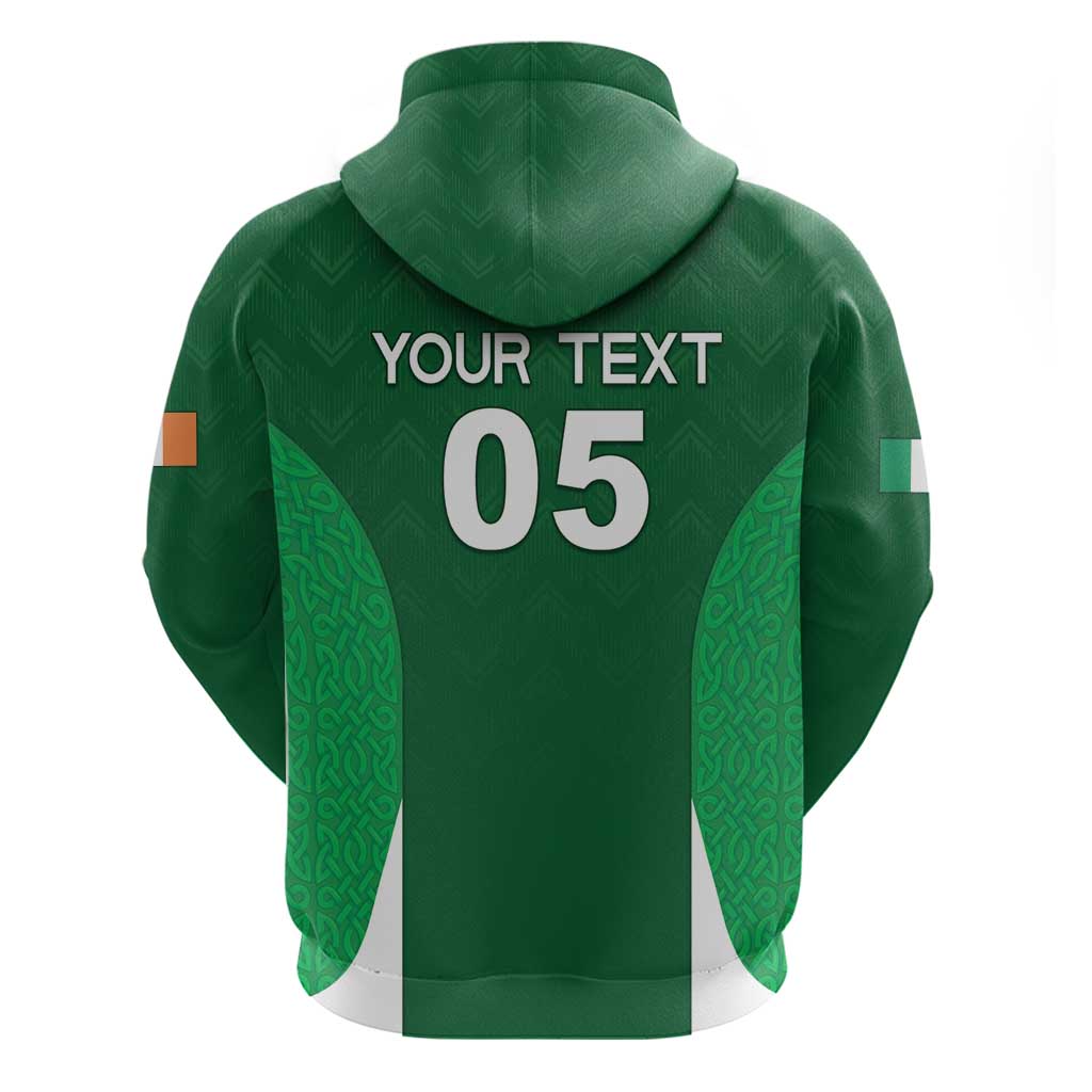 Custom Ireland Rugby Hoodie Irish Celtic Shamrock LT05