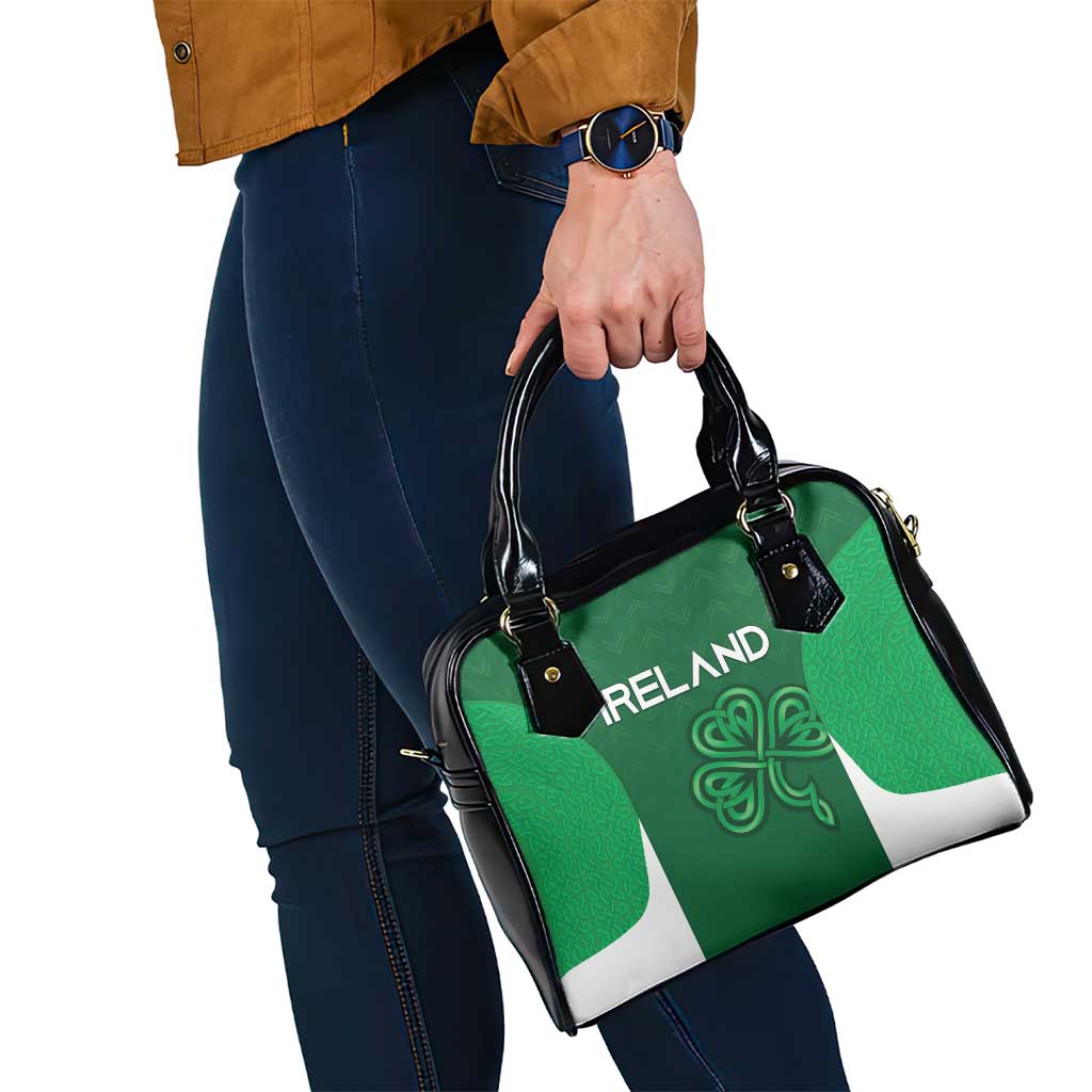 Ireland Rugby Shoulder Handbag Irish Celtic Shamrock LT05