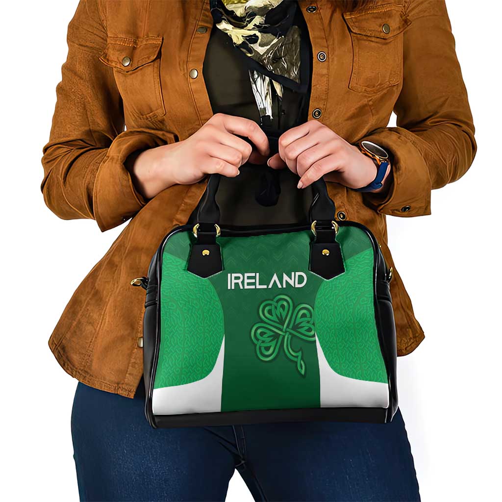 Ireland Rugby Shoulder Handbag Irish Celtic Shamrock LT05