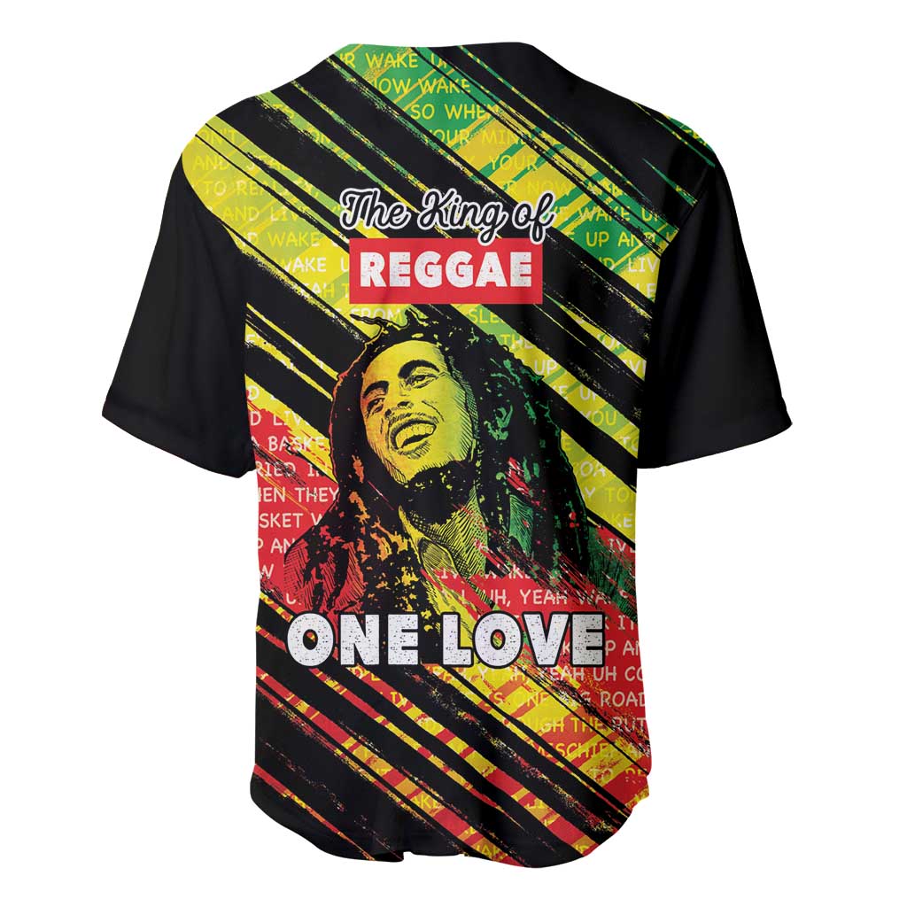 Reggae Legend Baseball Jersey Love The Life You Live Live The Life You Love LT05