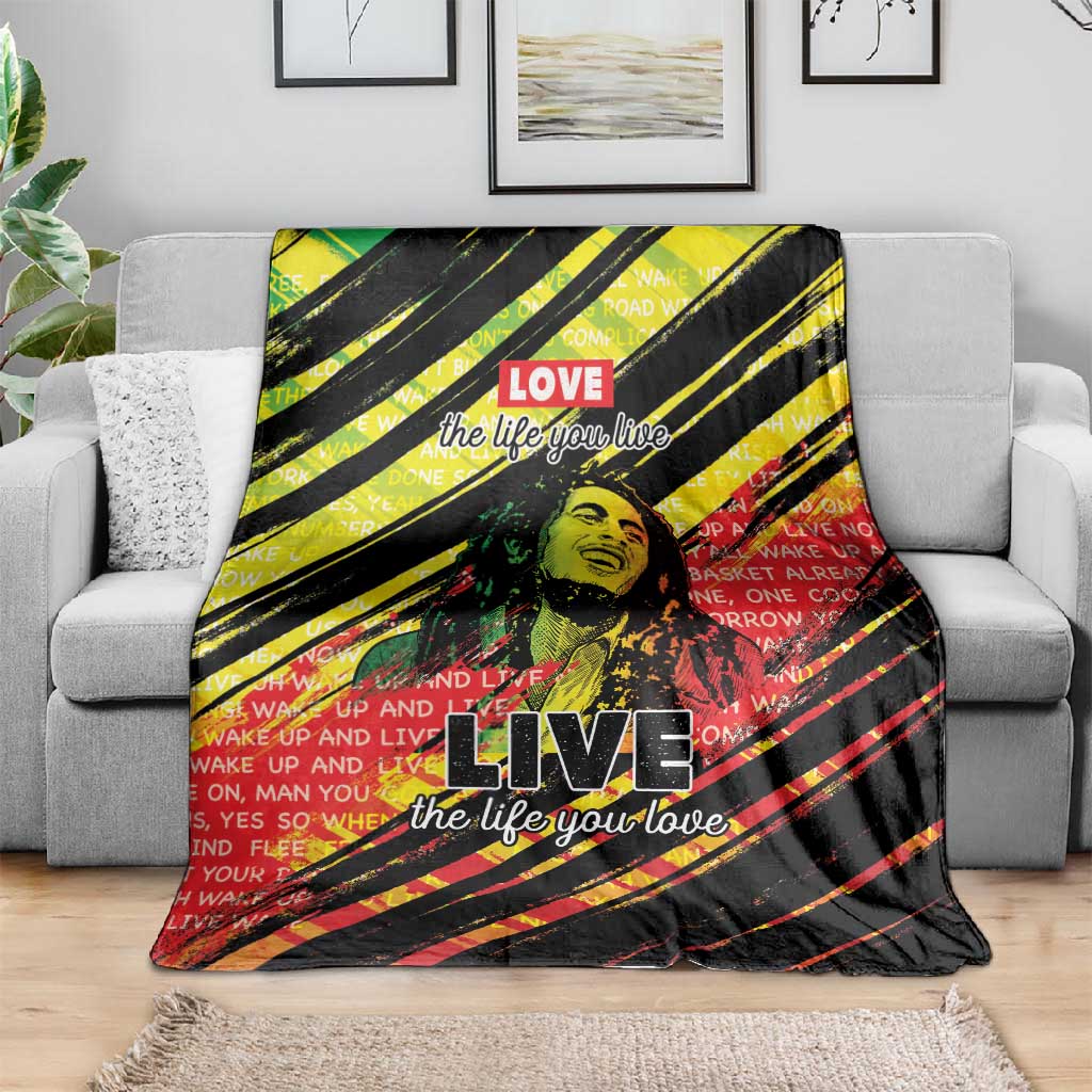 Reggae Legend Blanket Love The Life You Live Live The Life You Love LT05