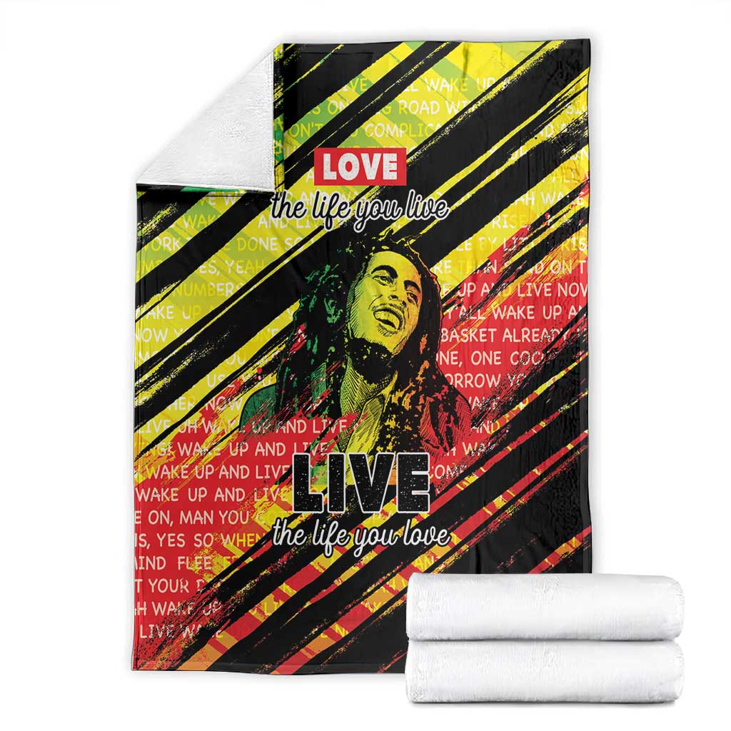 Reggae Legend Blanket Love The Life You Live Live The Life You Love LT05