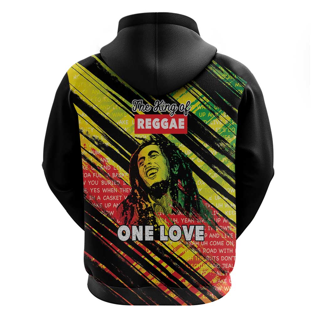 Reggae Legend Hoodie Love The Life You Live Live The Life You Love LT05