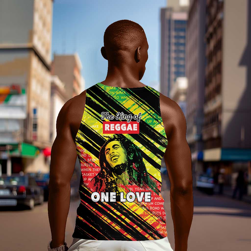 Reggae Legend Men Tank Top Love The Life You Live Live The Life You Love LT05