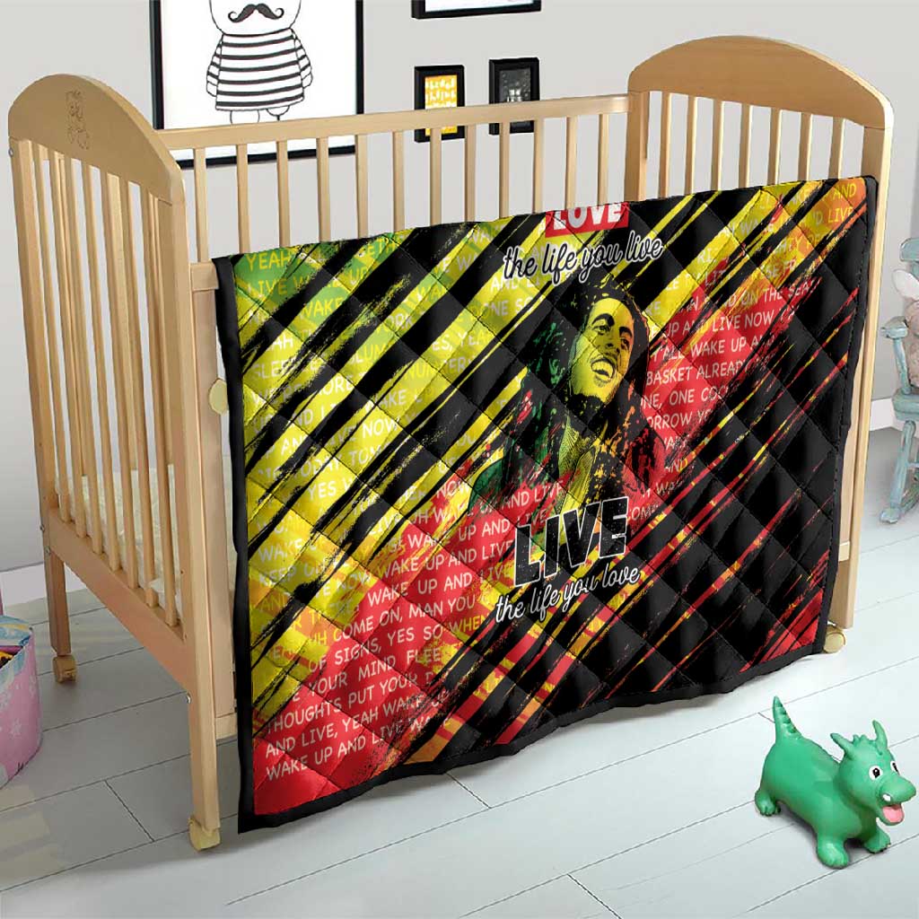 Reggae Legend Quilt Love The Life You Live Live The Life You Love LT05