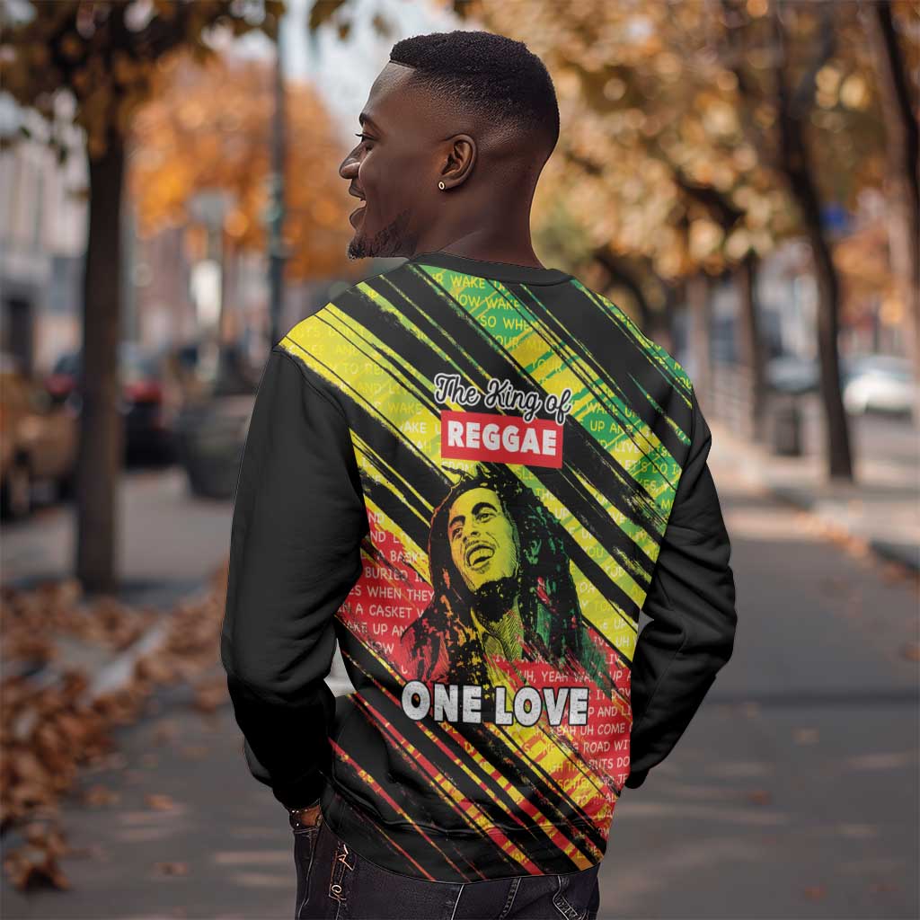 Reggae Legend Sweatshirt Love The Life You Live Live The Life You Love LT05