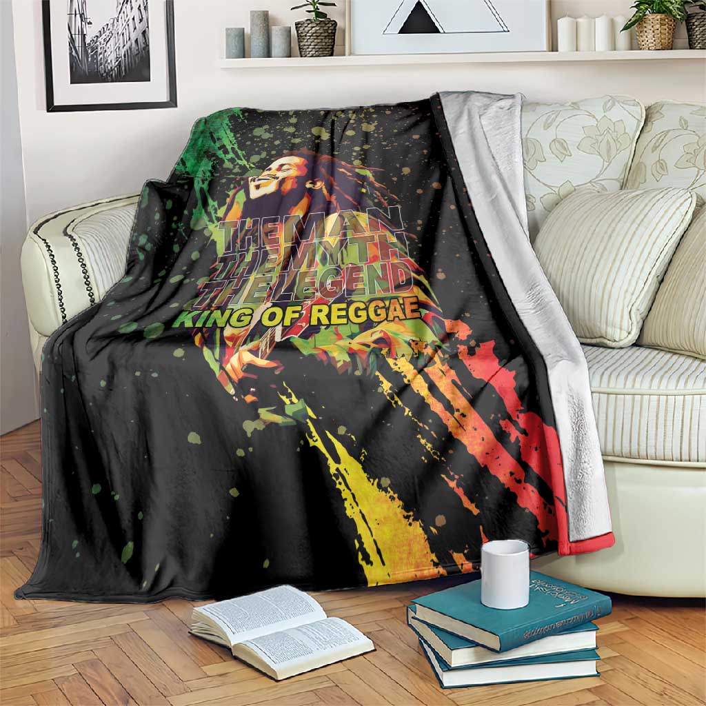 Afro Legend Bob Blanket One Love Heart Destiny LT05