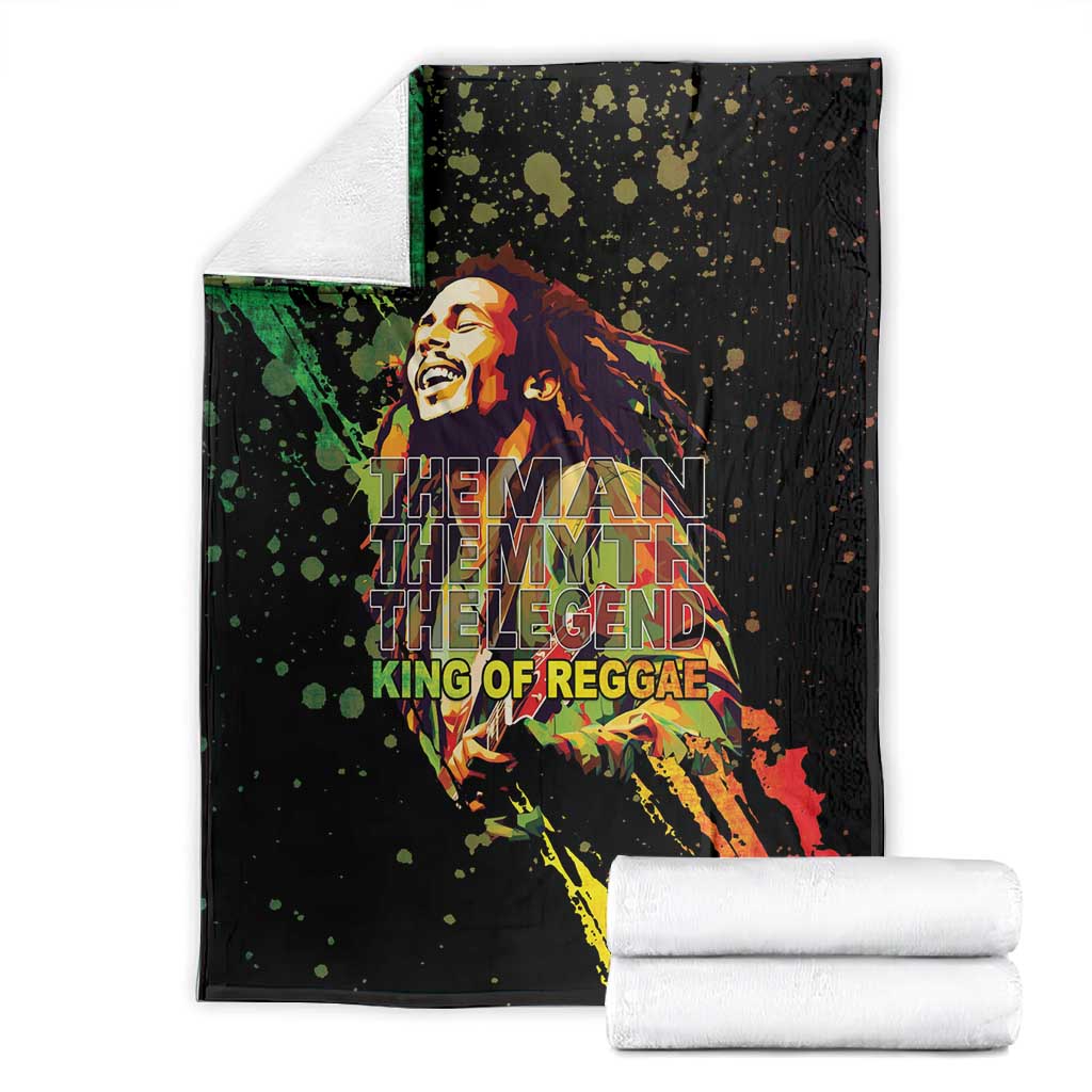 Afro Legend Bob Blanket One Love Heart Destiny LT05