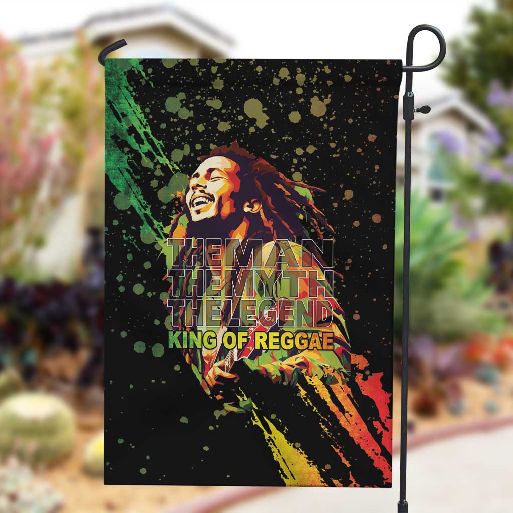 Afro Legend Bob Garden Flag One Love Heart Destiny LT05