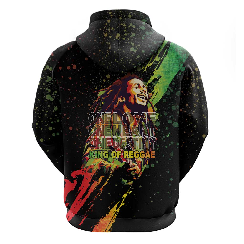 Legend Bob Hoodie One Love Heart Destiny LT05