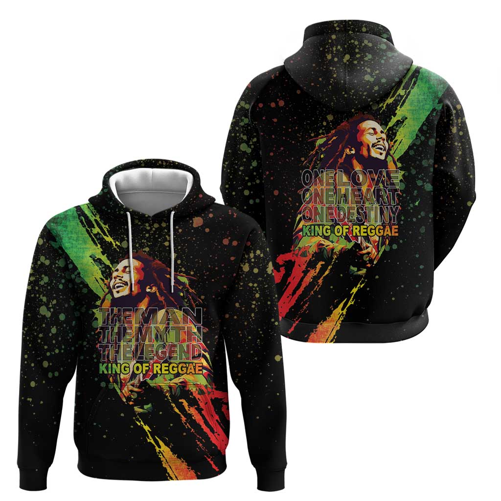 Legend Bob Hoodie One Love Heart Destiny LT05
