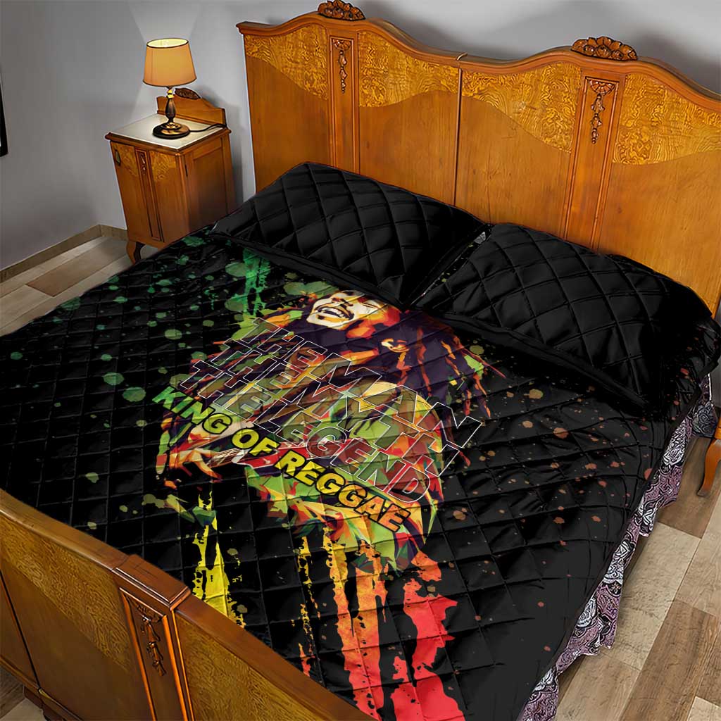 Afro Legend Bob Quilt Bed Set One Love Heart Destiny LT05