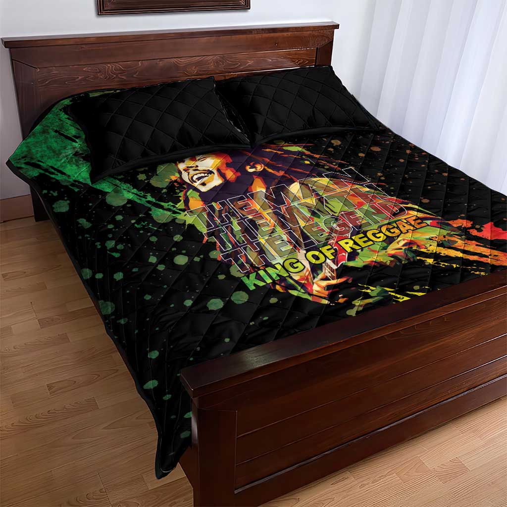 Afro Legend Bob Quilt Bed Set One Love Heart Destiny LT05