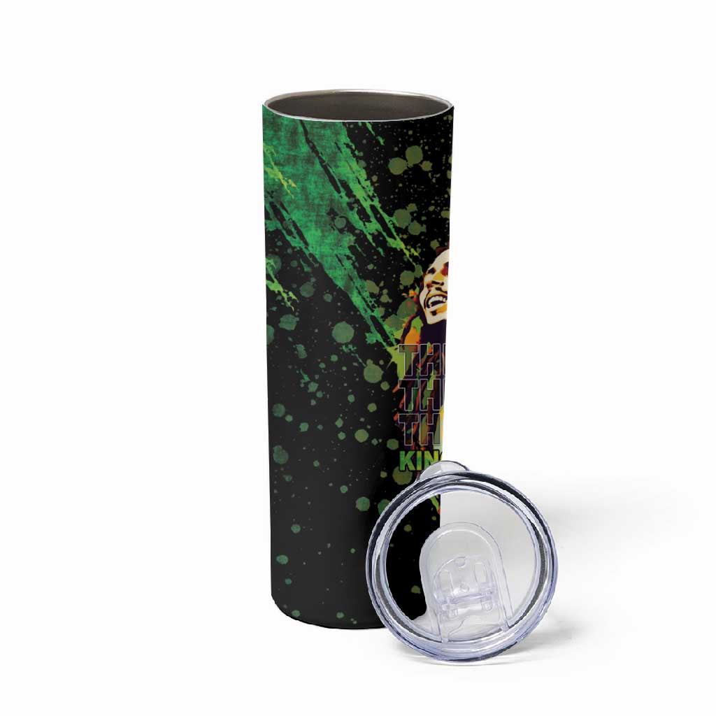 Afro Legend Bob Skinny Tumbler One Love Heart Destiny LT05