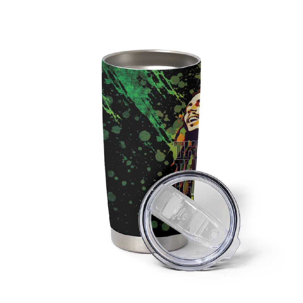 Afro Legend Bob Tumbler Cup One Love Heart Destiny LT05