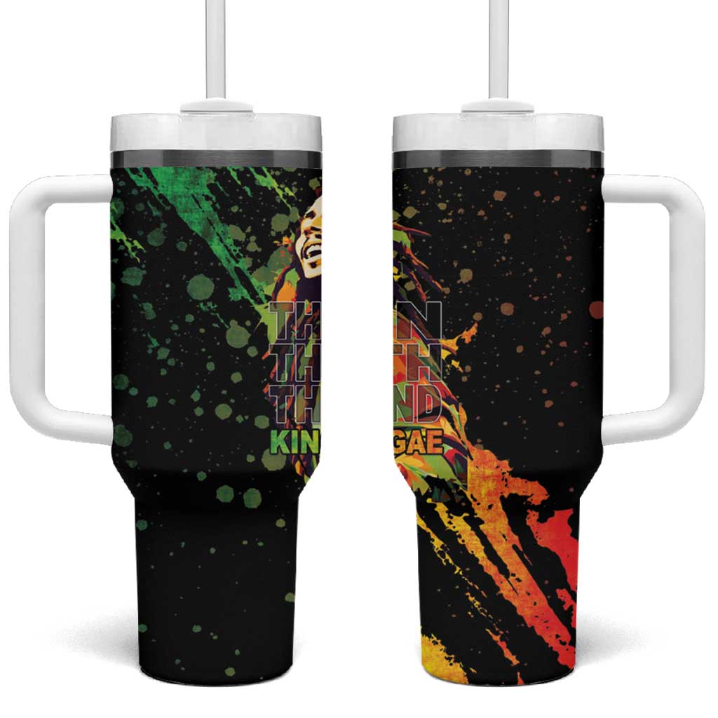 Afro Legend Bob Tumbler With Handle One Love Heart Destiny LT05