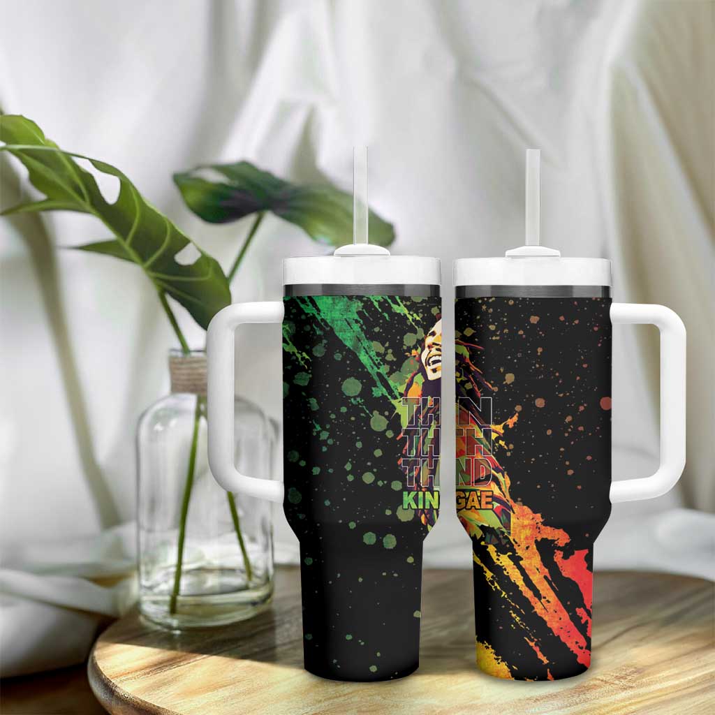 Afro Legend Bob Tumbler With Handle One Love Heart Destiny LT05
