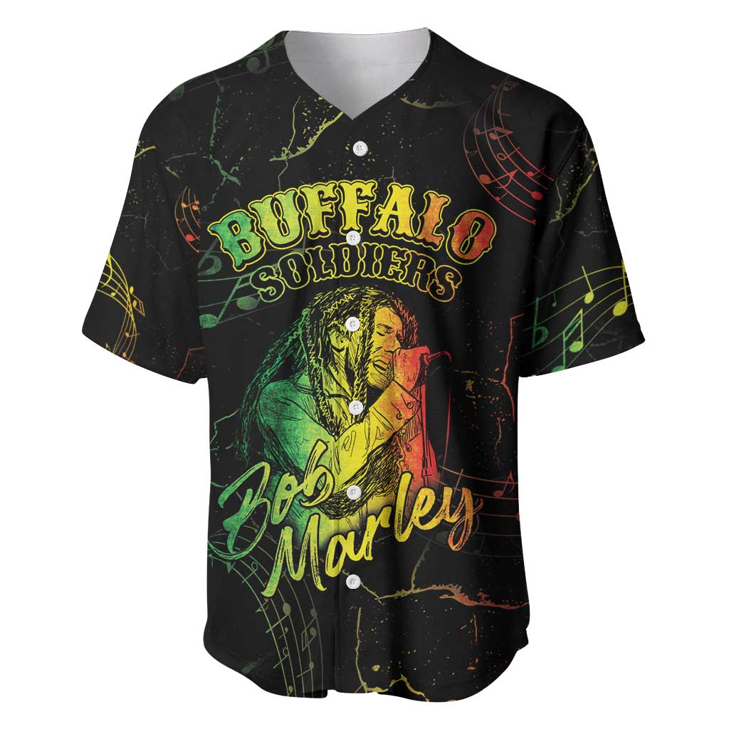 Reggae King Buffalo Soldier Baseball Jersey Honoring The Legend LT05
