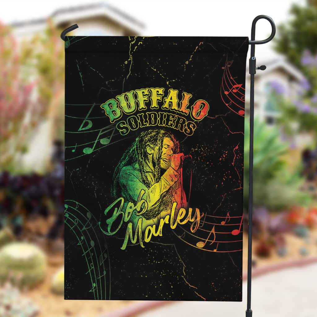 Reggae King Buffalo Soldier Garden Flag Honoring The Legend LT05